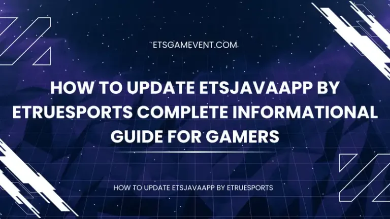 how to update etsjavaapp by etruesports